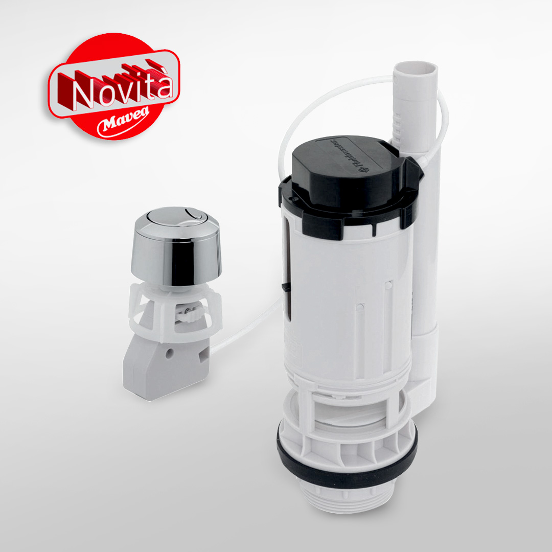 art_4110 Batteria monoblocco Fluid Master a doppio pulsante